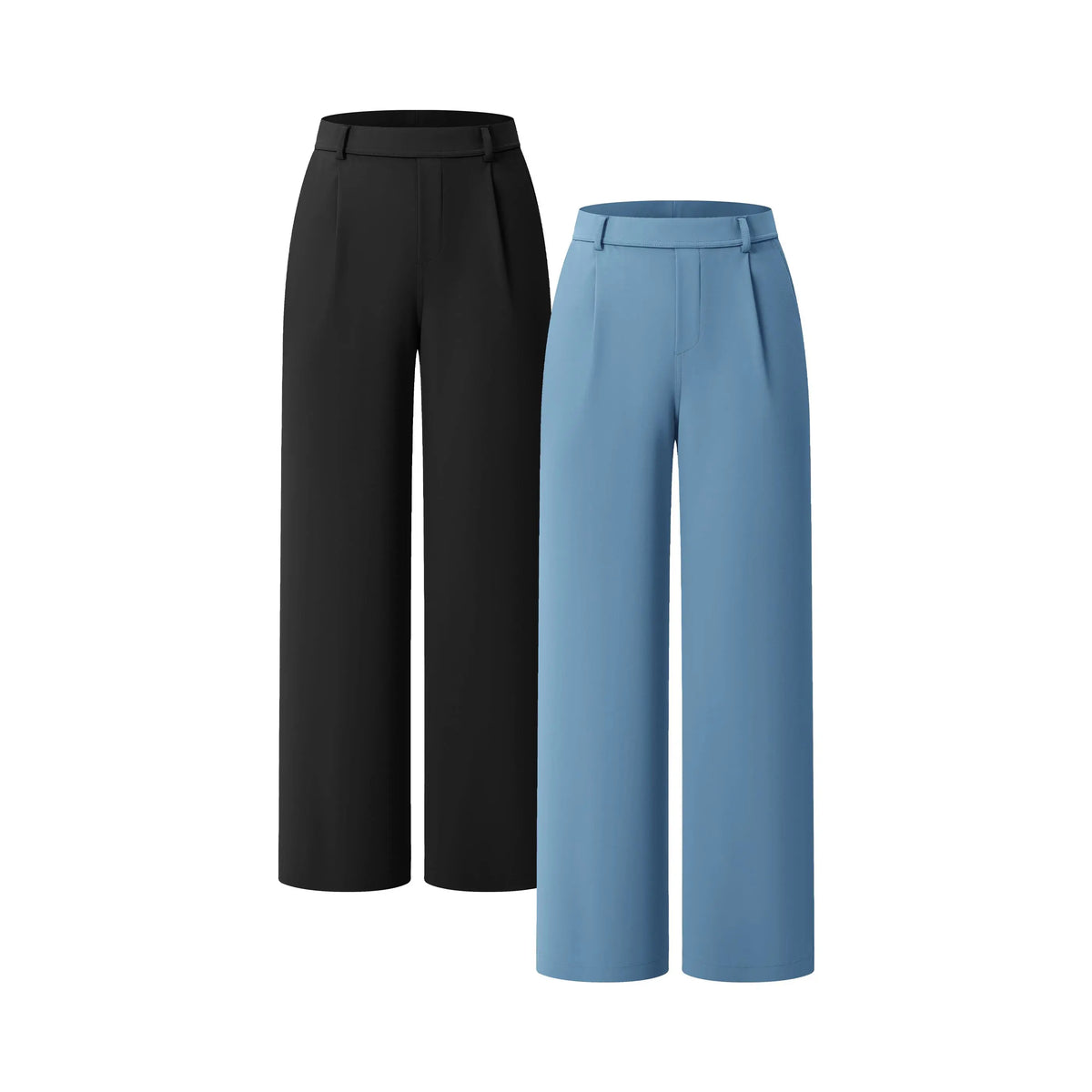 Halara 2-Piece Flex High Waisted Plicated Side Pocket Straight Leg Work Pants Set #BackToSchool