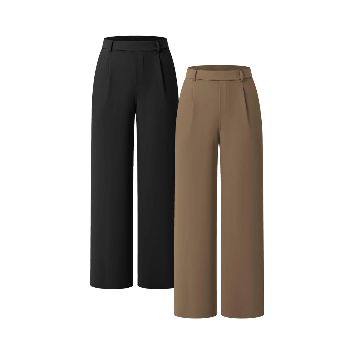 Halara 2-Piece Flex High Waisted Plicated Side Pocket Straight Leg Work Pants Set #BackToSchool