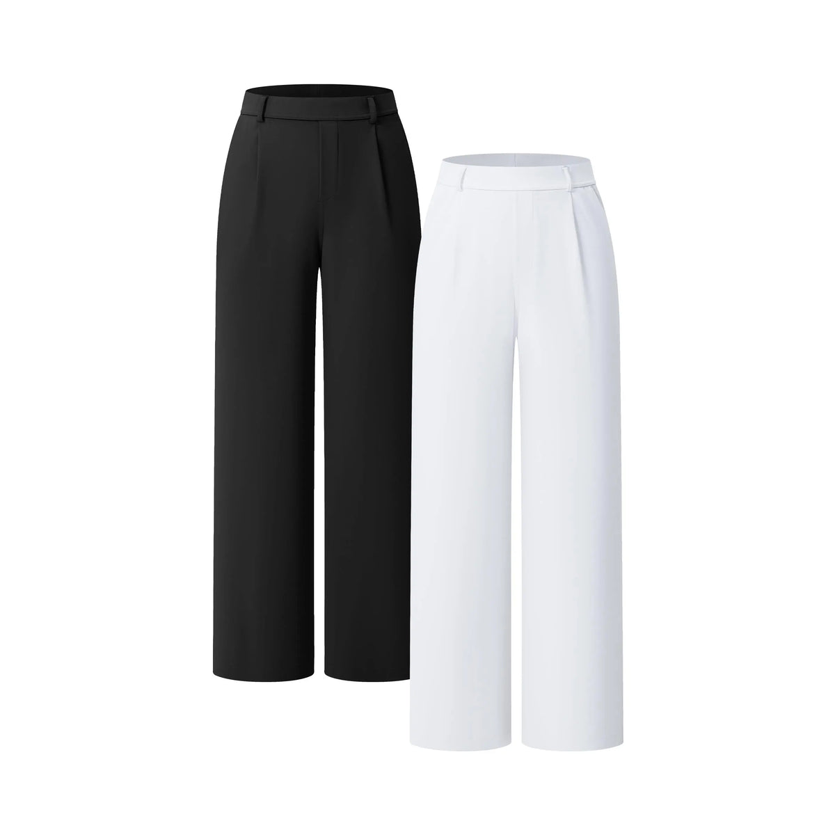 Halara 2-Piece Flex High Waisted Plicated Side Pocket Straight Leg Work Pants Set #BackToSchool