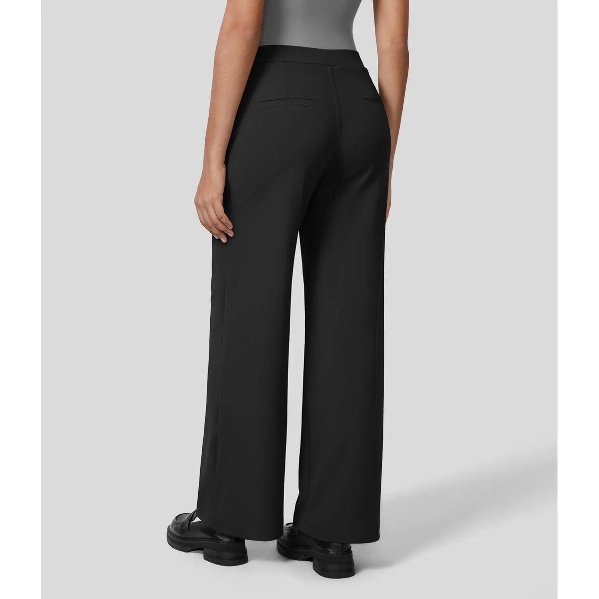 Halara 2-Piece Flex High Waisted Plicated Side Pocket Straight Leg Work Pants Set #BackToSchool